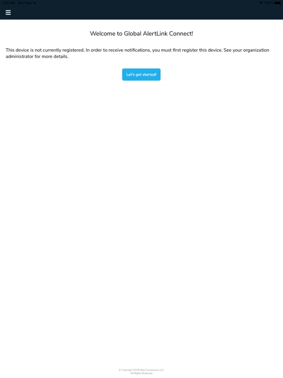 AlertLink Connect iPad  سکرین شاٹس