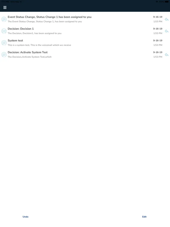 AlertLink Connect iPad  سکرین شاٹس