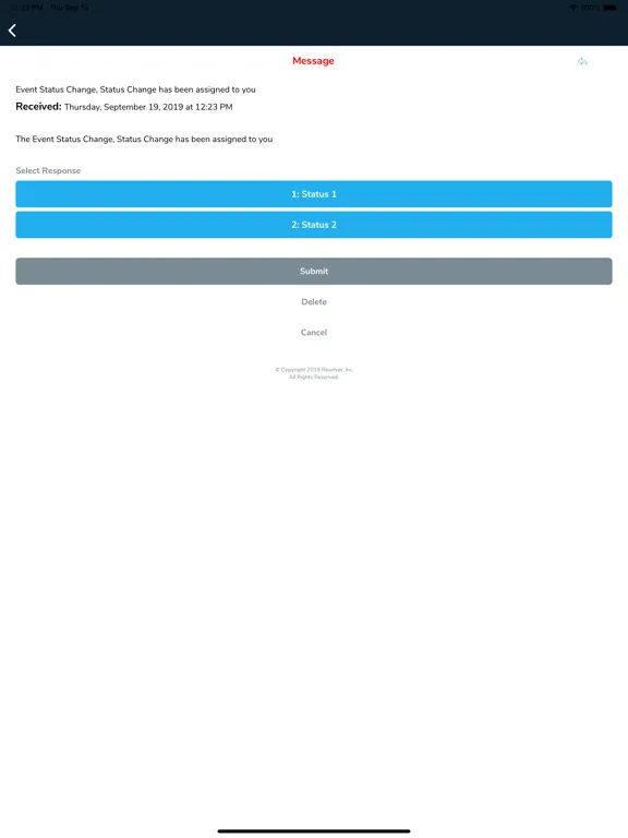 AlertLink Connect iPad  سکرین شاٹس