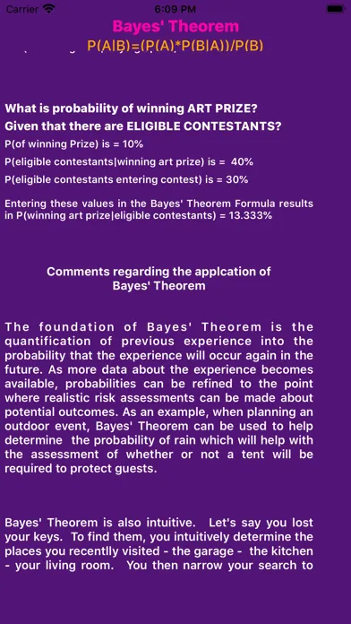 Bayes' Theorem Calculator应用截图