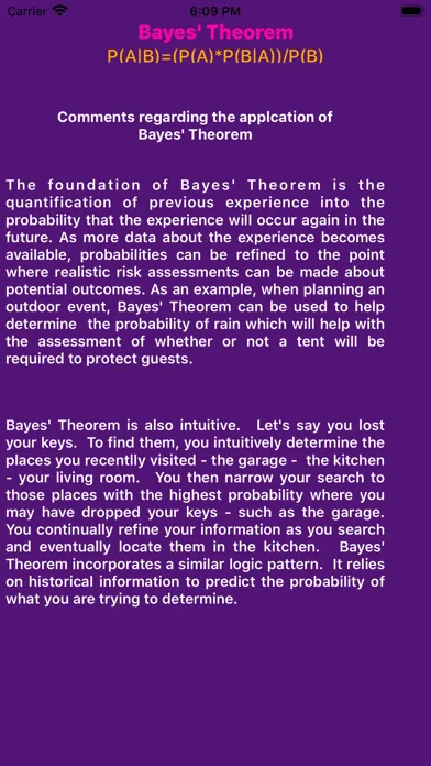 Bayes' Theorem Calculator应用截图