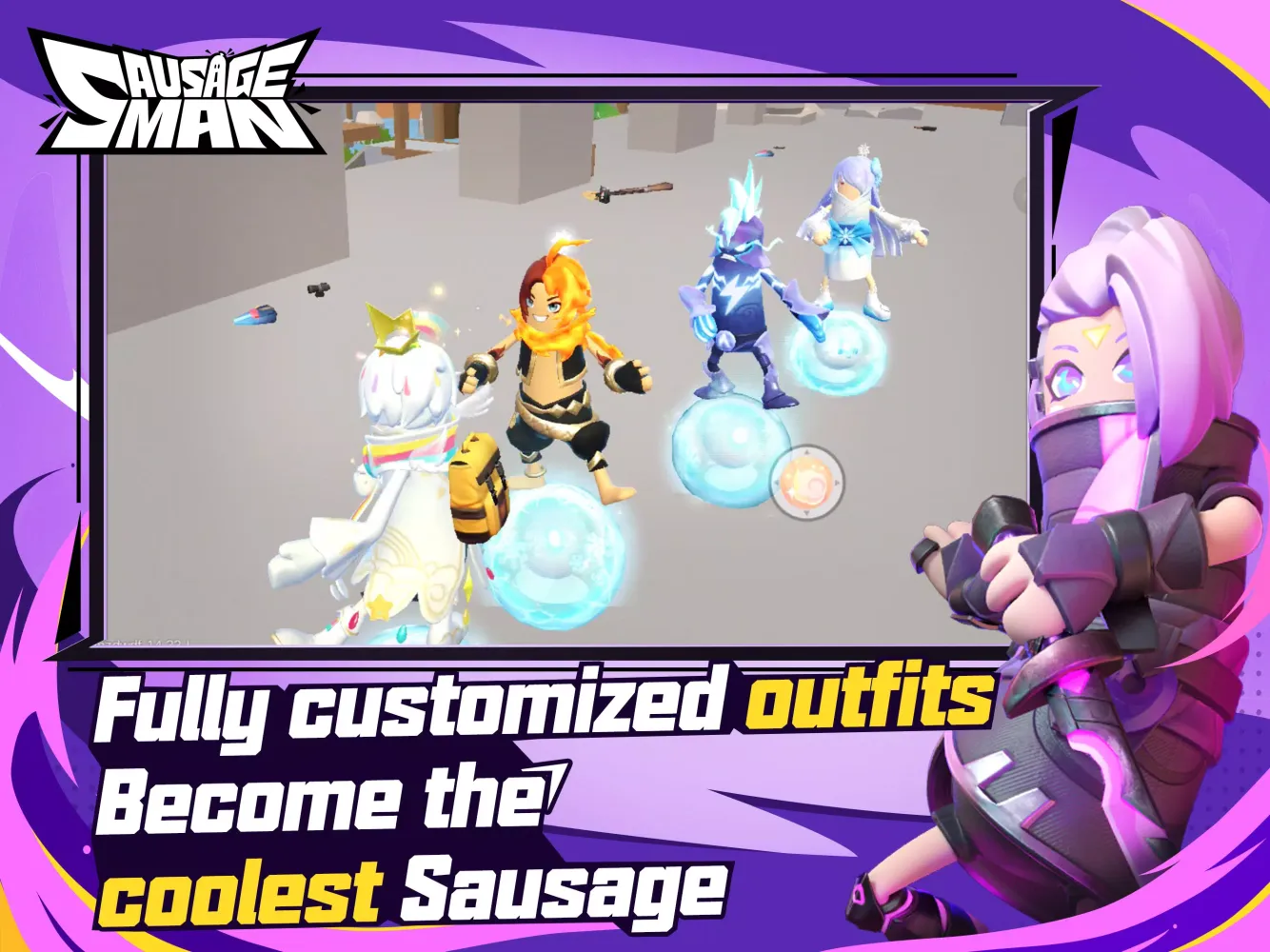 Zrzuty ekranu Sausage Man(Beta)