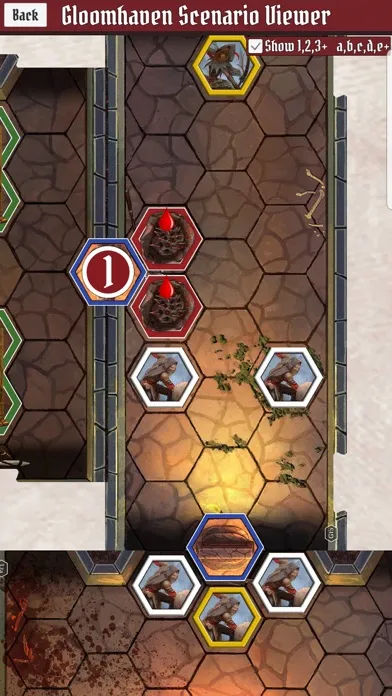 Gloomhaven Scenario Viewer Screenshots