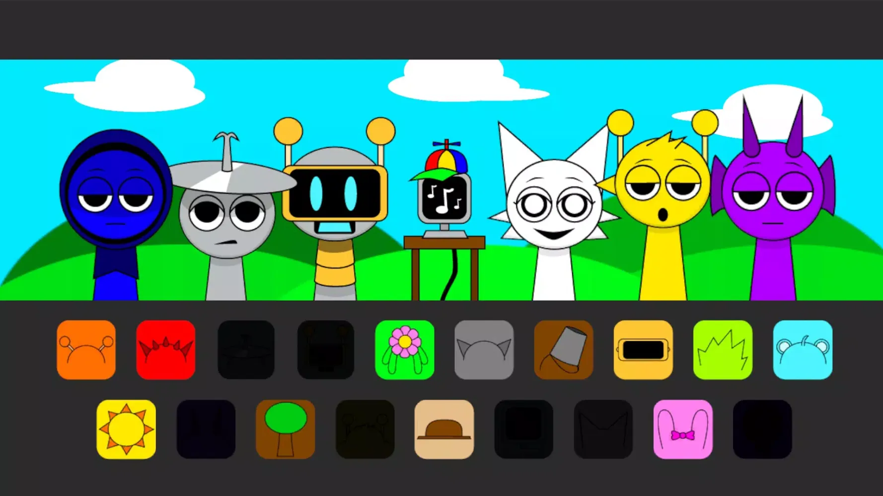 Скриншоты Incredible Sprunki Music Game