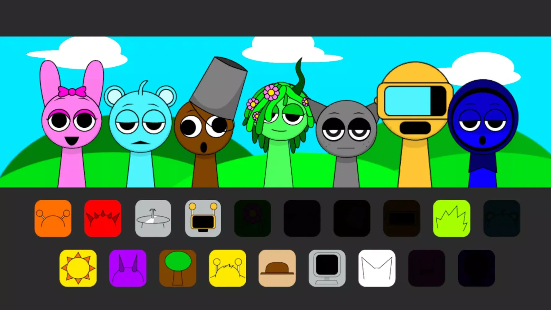 Скриншоты Incredible Sprunki Music Game