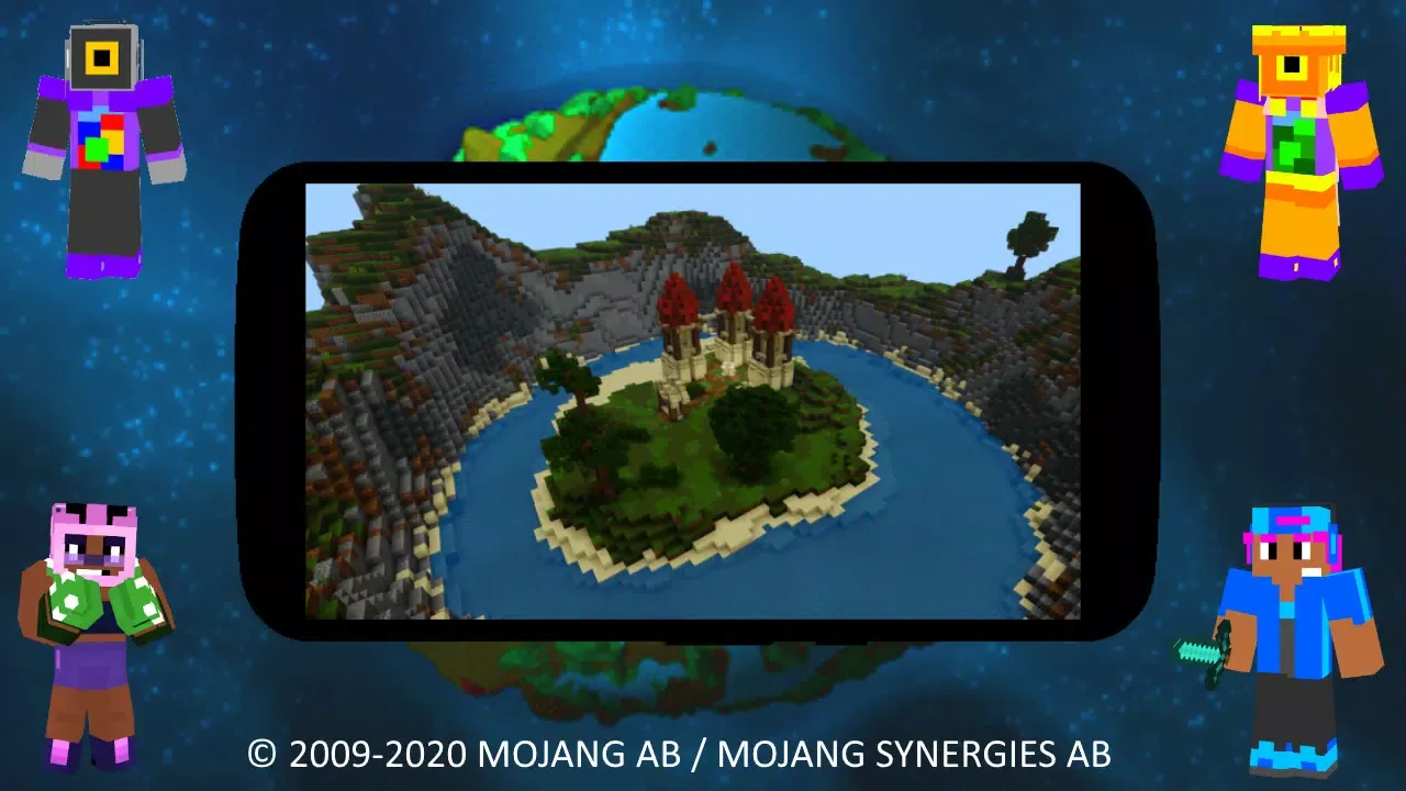 Скриншоты Medieval BedWars Maps for MCPE