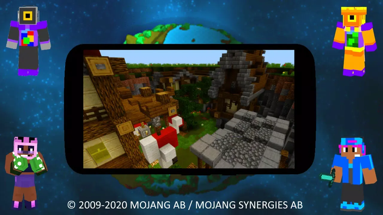 Скриншоты Medieval BedWars Maps for MCPE