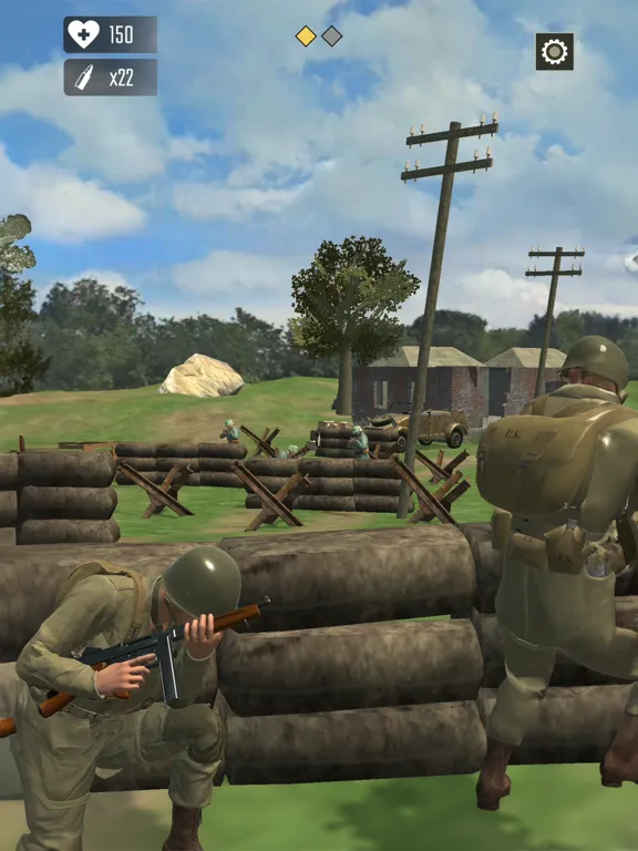 Frontline Heroes: WW2 Warfare iPad  스크린샷