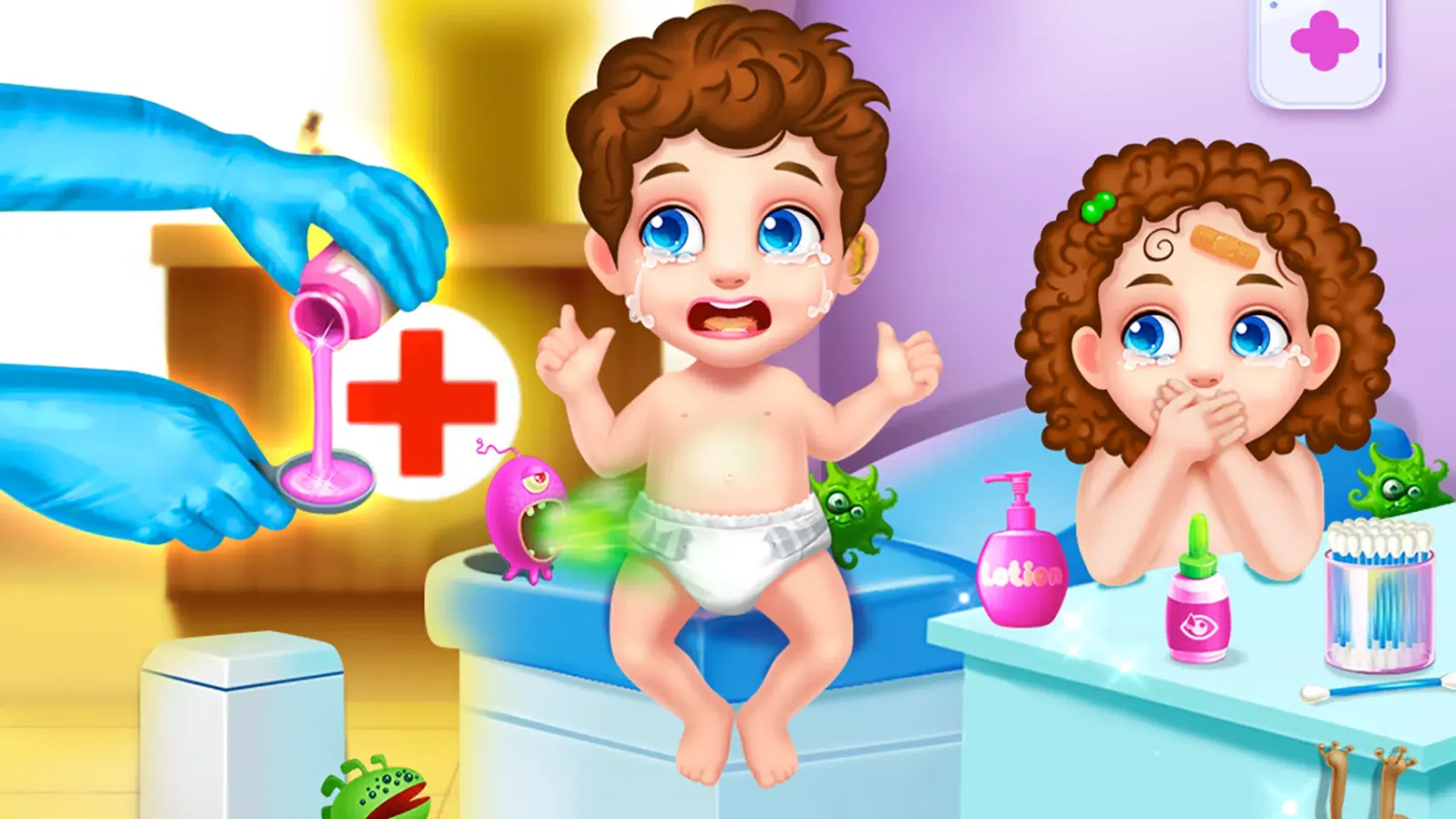 Captures d'écran de Cute Twins Babysitter Daycare