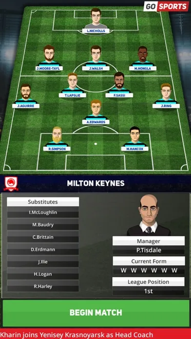 Screenshot di Club Soccer Director 2020