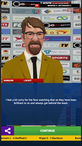 Capturas de tela do Soccer Club Management 2024