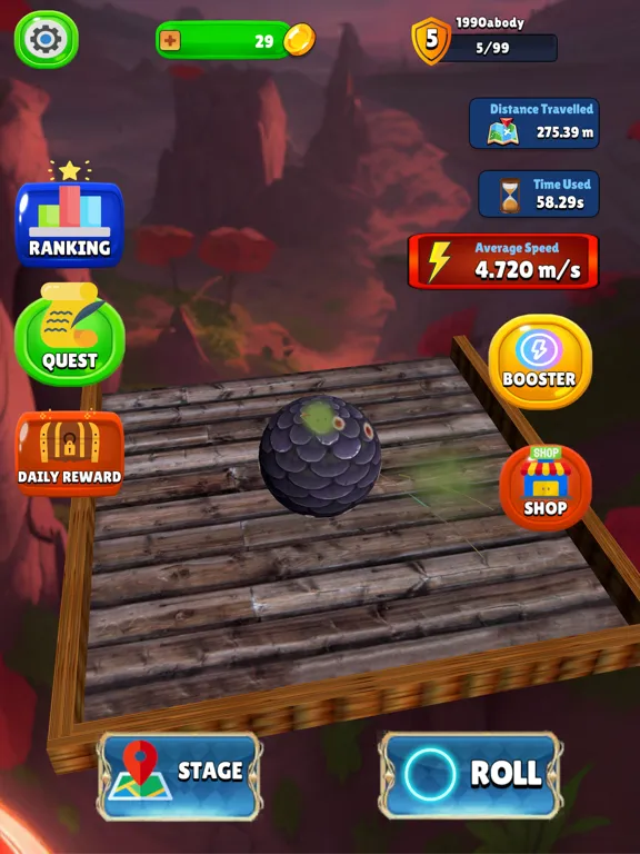 Going Balls Sky Rolling iPad 应用截图