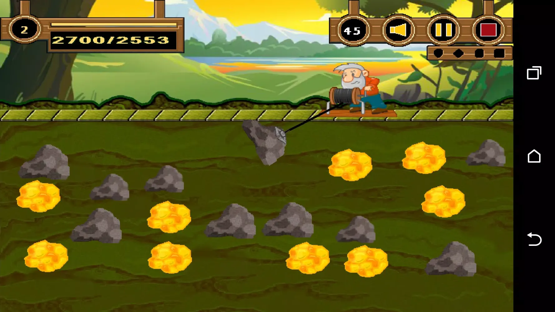 Tangkapan skrin Gold Miner - Endless Level