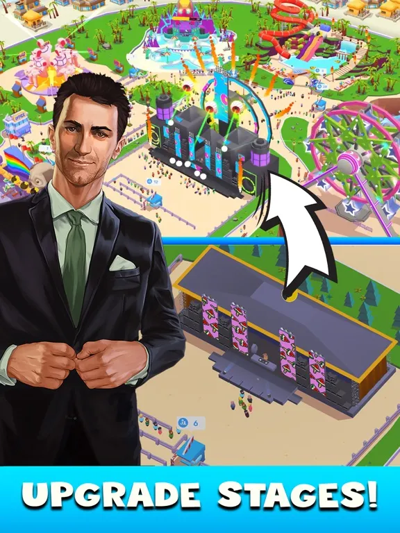 Zrzuty ekranu Music Festival Tycoon - Idle iPad 