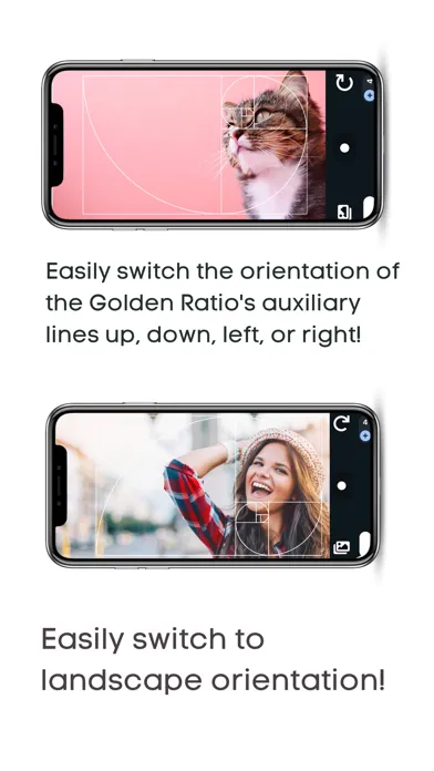 Tangkapan layar Golden Ratio Camera. Perfect
