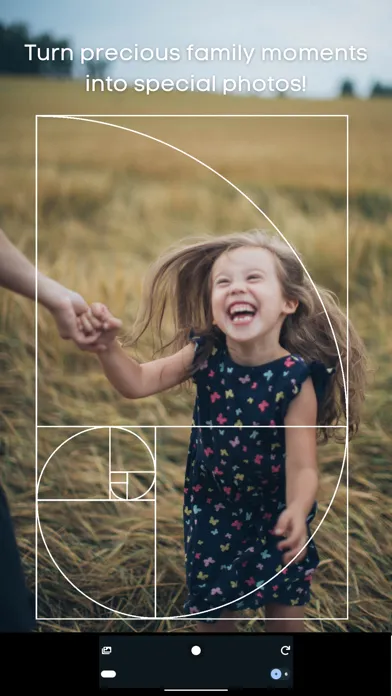 Tangkapan layar Golden Ratio Camera. Perfect