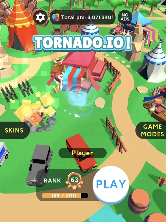 ภาพหน้าจอของ Tornado.io! iPad 