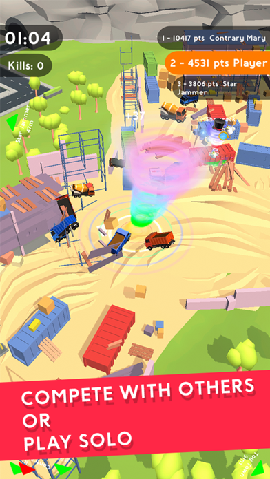 Zrzuty ekranu Tornado.io!