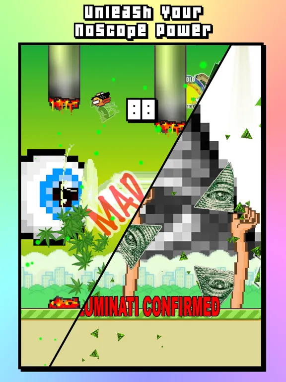 Noscope Flappy - MLG Bird Version - The Parody iPad 应用截图