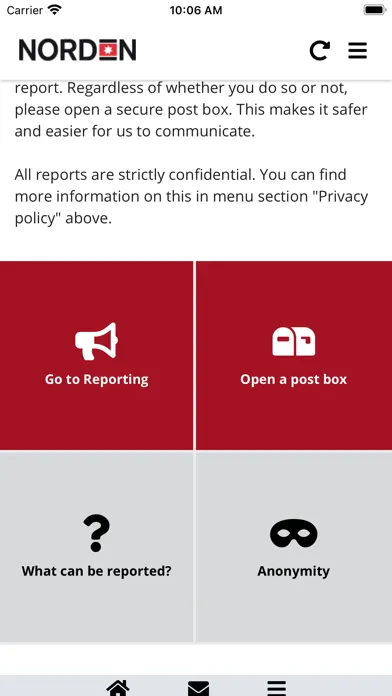 تصاویر NORDEN Whistleblower App