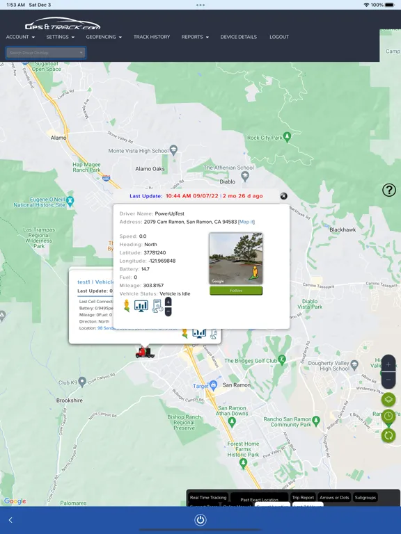 Capturas de pantalla de GPS-FLEET iPad 