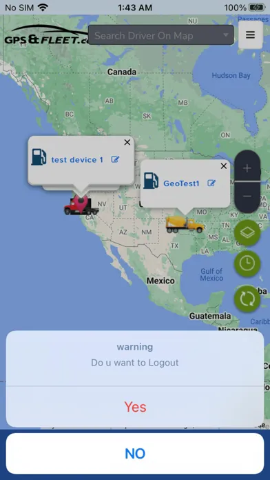 Capturas de pantalla de GPS-FLEET