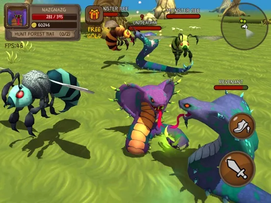 ภาพหน้าจอของ Snake Kingdom Simulator iPad 
