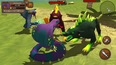 ภาพหน้าจอของ Snake Kingdom Simulator