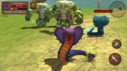 ภาพหน้าจอของ Snake Kingdom Simulator