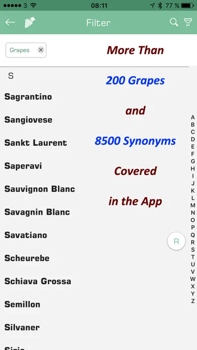 200+ Wine Grapes स्क्रीनशॉट