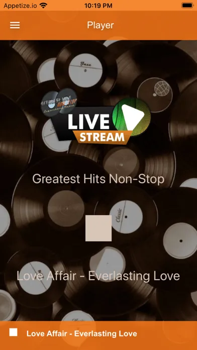 Ảnh chụp màn hình của Greatest Hits Non-Stop