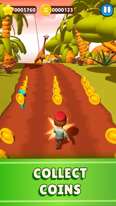 Captures d'écran de Hasbik Run - African Chase