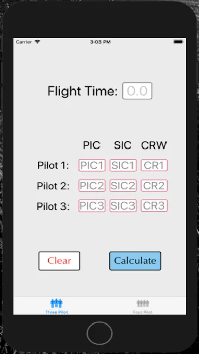 P3 Flight Time Calculator应用截图
