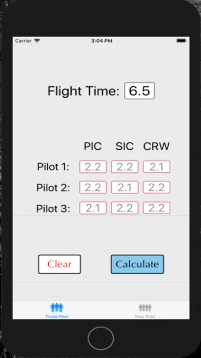 P3 Flight Time Calculator应用截图