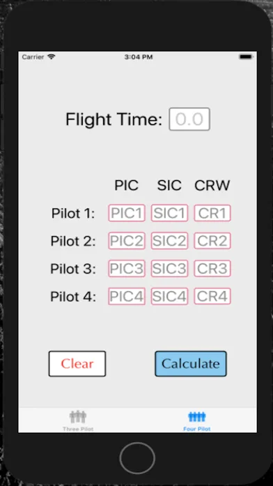 P3 Flight Time Calculator应用截图