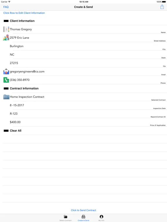 Tangkapan skrin IRB Contracts iPad 