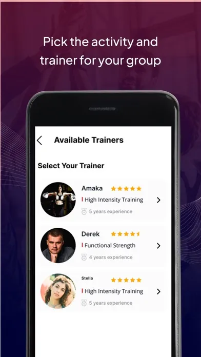 Tangkapan layar Group Fit - Personal Training