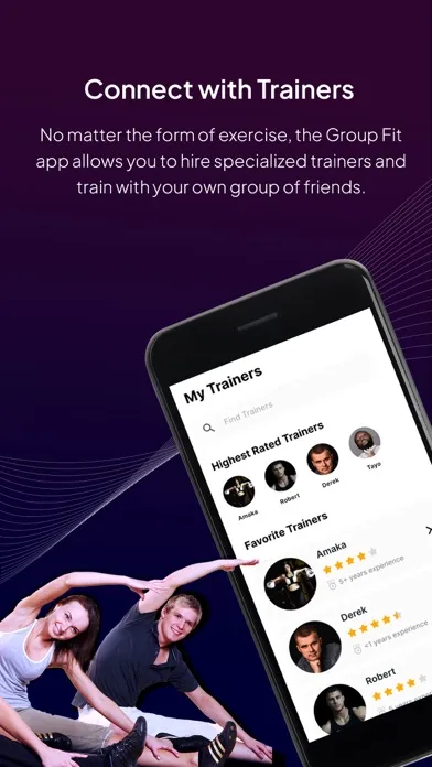 Tangkapan layar Group Fit - Personal Training
