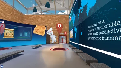 Capturas de tela do Visita Virtual Bimbo