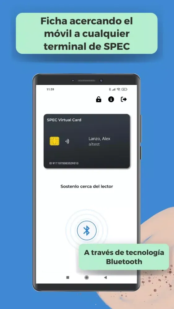 Spec Virtual Card Screenshots