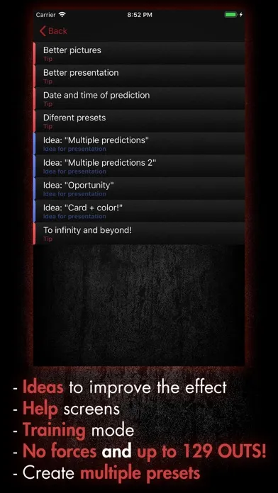 Screenshot di PhotoPrediction (Magic Trick)