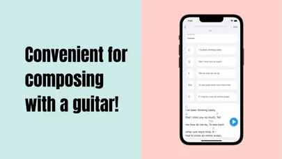 Guitar Chord & Lyrics Note App स्क्रीनशॉट
