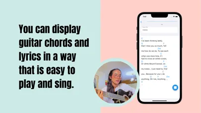 Guitar Chord & Lyrics Note App स्क्रीनशॉट