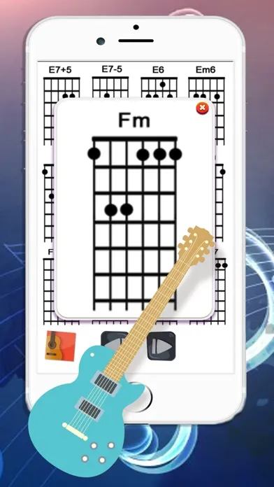 Ảnh chụp màn hình của Guitar Tuner & Full BasicCord