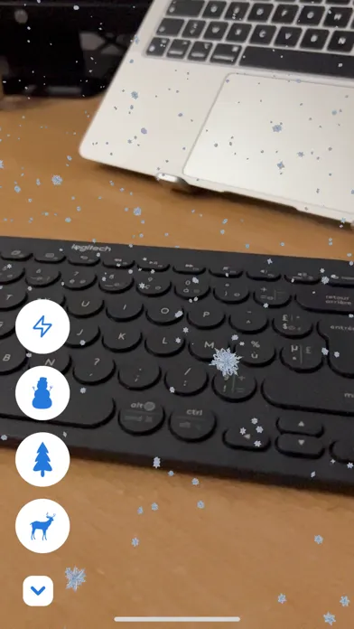 Capturas de tela do Snowfall AR