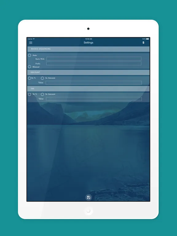 Invoice Maker Plus-Create Invoices & Send Invoices as a PDF! iPad 应用截图
