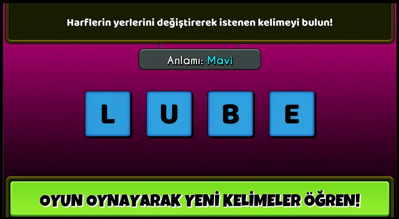 Capturas de pantalla de İngilizce Kelime Oyunu