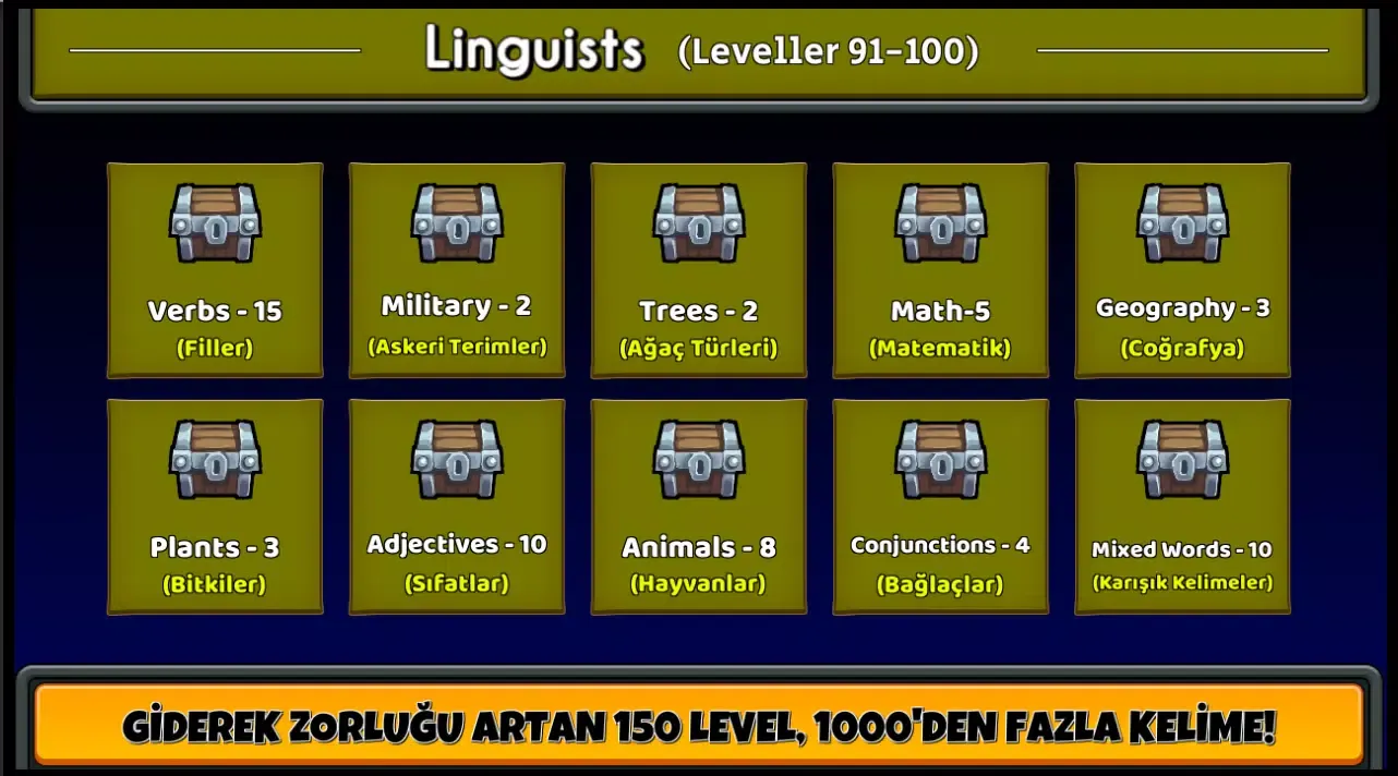 Capturas de pantalla de İngilizce Kelime Oyunu