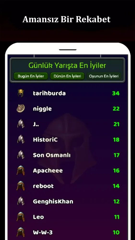 Capturas de pantalla de Tarih Bilgi Yarışması