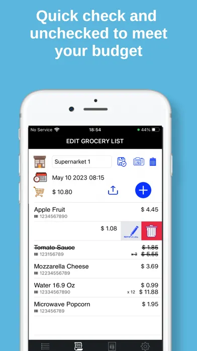Grocery Prices History سکرین شاٹس